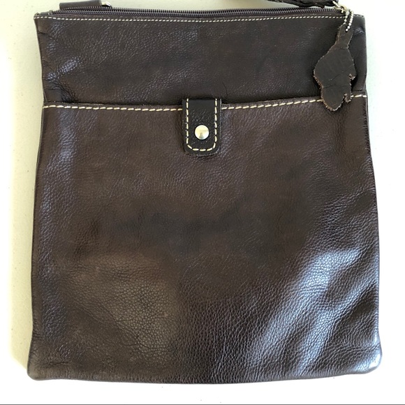 ROOTS CANADA VENETIAN VILLAGE LARGE CROSSBODY - Picture 3 of 8